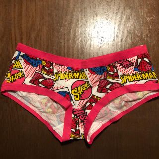 マーベル(MARVEL)の【未使用品】パンツ　ショーツ　スパイダーマン　ウィメンズ　女性用(ショーツ)