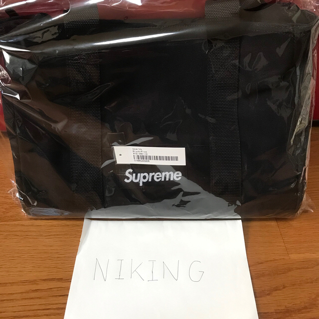 大特価!! シュプリーム Supreme canvas tote bag Black