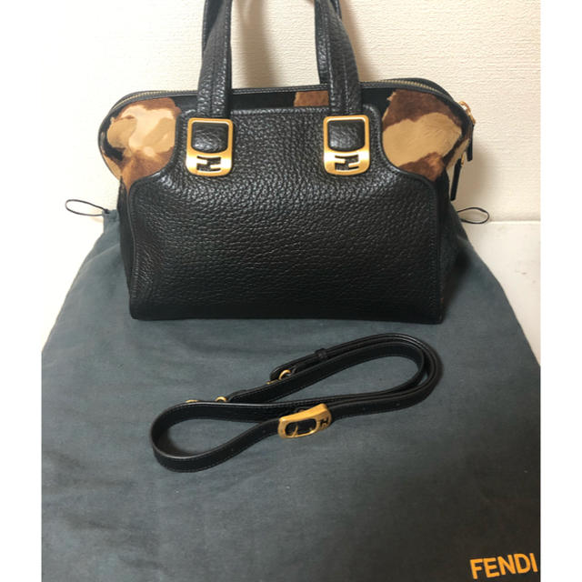 印象のデザイン FENDI フェンディ 超レア物！カメレオン ハラコ ...