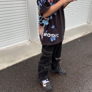 オフホワイト(OFF-WHITE)のROGIC 1st pants ボンテージパンツ Mサイズ(ワークパンツ/カーゴパンツ)