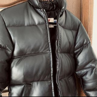 ショット(schott)のschott スリムレザー　レザーダウンジャケット　214USD(ダウンジャケット)