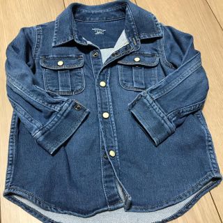 ベビーギャップ(babyGAP)のGAP厚手デニムシャツ・2才サイズ90センチ(カーディガン)