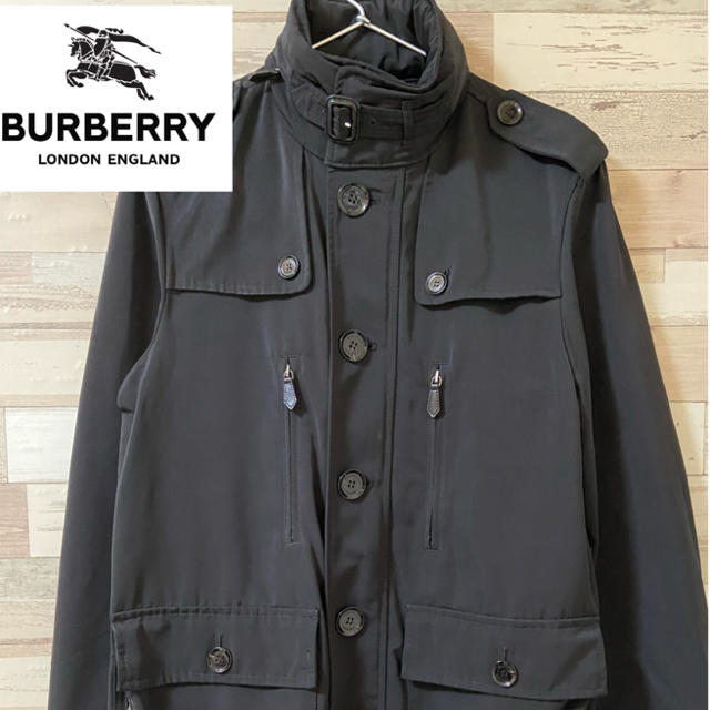 BURBERRY(バーバリー)の【難あり格安】Burberry 隠しフード付きナイロンジャケット メンズのジャケット/アウター(ナイロンジャケット)の商品写真