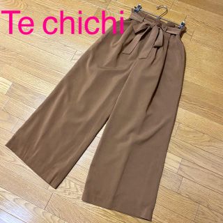 テチチ(Techichi)のTe chichi テチチ   レディース ハイウエスト ワイドパンツ 秋冬(カジュアルパンツ)