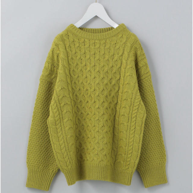 roku 6 LIGHT CABLE KNIT - ニット/セーター