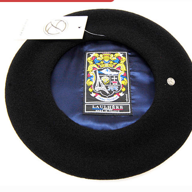 フランス”LAULHERE（ローレール)” カシミアバスクベレー ベレー帽  レディースの帽子(ハンチング/ベレー帽)の商品写真