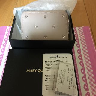 マリークワント(MARY QUANT)のマリークワント折り財布　ピンク(財布)