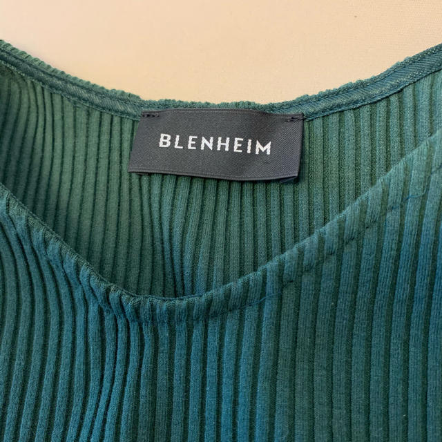 M-premier(エムプルミエ)の美品！BLENHEIM ブレンヘイム　リブカットソー レディースのトップス(カットソー(長袖/七分))の商品写真