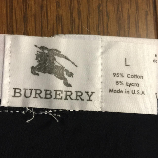 BURBERRY(バーバリー)のBurberryボクサーパンツ黒 Ｌ メンズのアンダーウェア(ボクサーパンツ)の商品写真