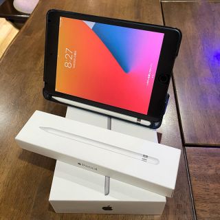 アイパッド(iPad)のiPad mini5 cellular Applepencil･アップルケア＋(タブレット)