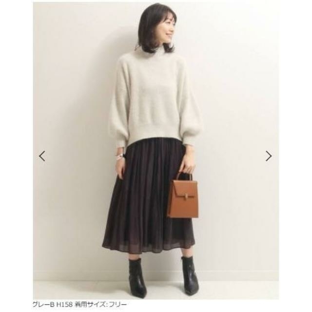 NOBLE【2019AW】◆7Gアンゴラシャギーハイネックプルオーバー 1