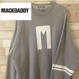 マックダディー(MACKDADDY)の【ビックシルエット】マックダディ厚手ビックロゴスウェット　XLサイズ(スウェット)