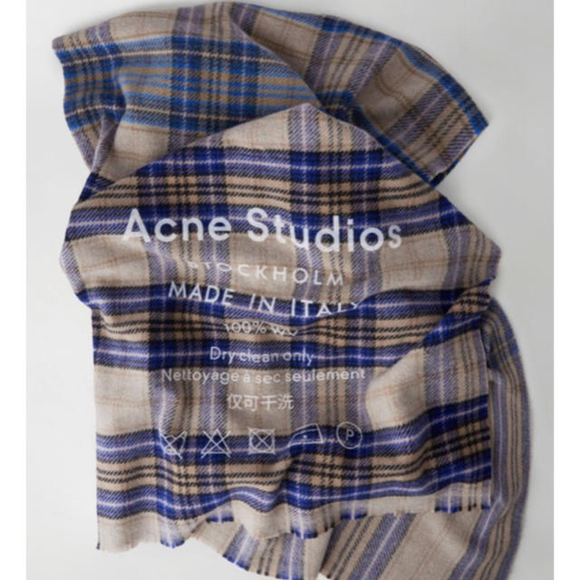 Acne Studios チェック　マフラー