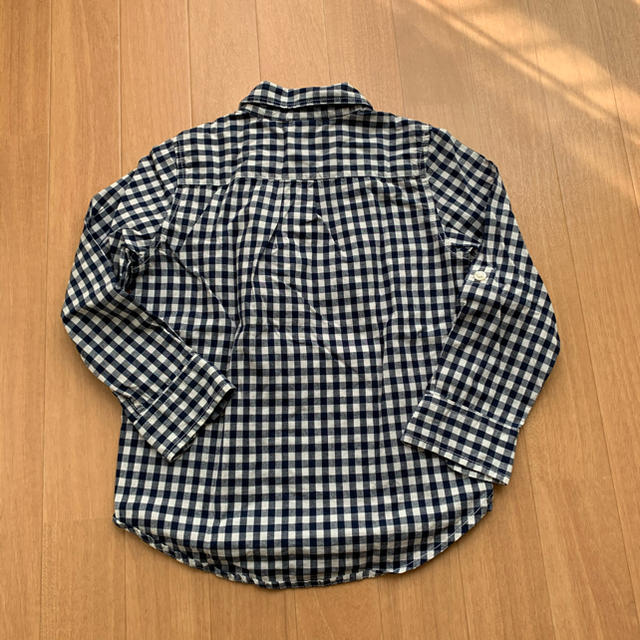 babyGAP(ベビーギャップ)のbaby GAP ギンガムチェックシャツ キッズ/ベビー/マタニティのキッズ服男の子用(90cm~)(ブラウス)の商品写真