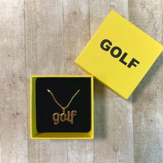 シュプリーム(Supreme)の新品未使用 GOLF WANG ロゴ ネックレス 18k gold plated(ネックレス)