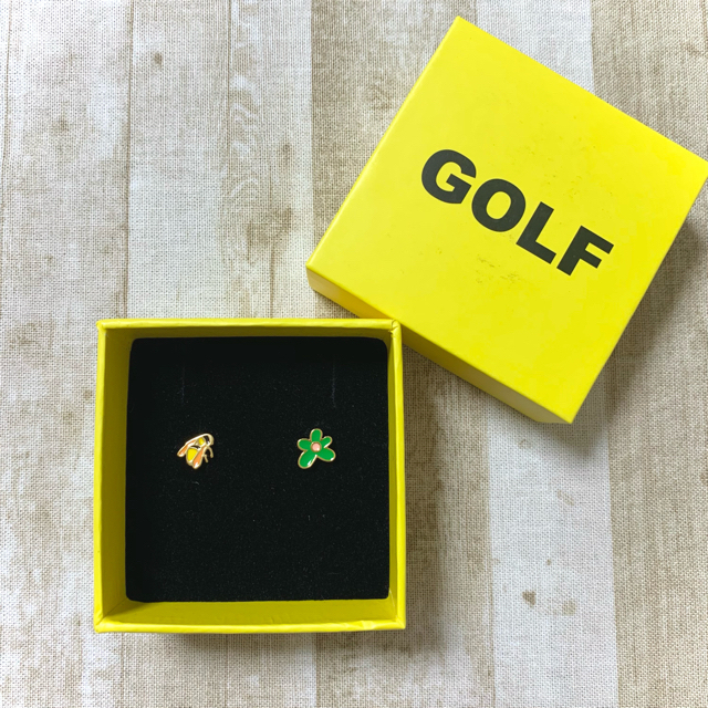 新品未使用 GOLFWANG flower & Bee earings ピアス - ピアス(両耳用)