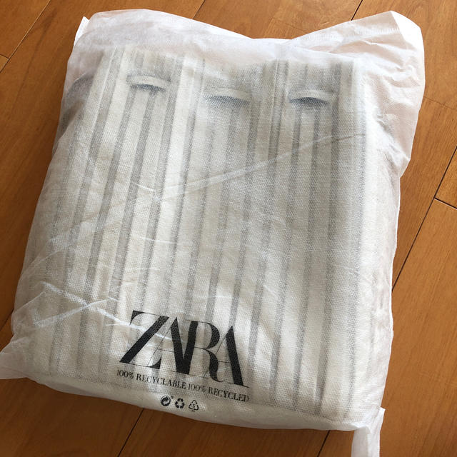 ZARA(ザラ)のZARA ザラ プリーツバッグ　ベージュ　M レディースのバッグ(ショルダーバッグ)の商品写真