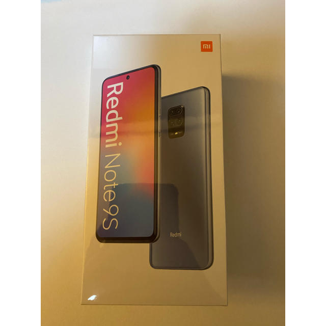 【新品未開封】Xiaomi Redmi Note 9S 4GB/64GBホワイト スマホ/家電/カメラのスマートフォン/携帯電話(スマートフォン本体)の商品写真