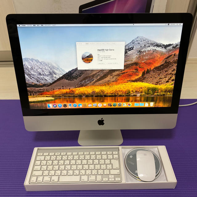【最安値挑戦】 Mac (Apple) - 再値下げ！iMac 21.5インチ　HDD新品1T デスクトップ型PC