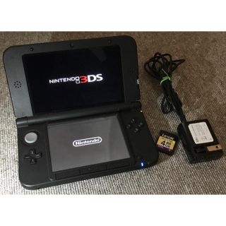 ニンテンドー3DS(ニンテンドー3DS)のNINTENDO 3DS LL 黒(家庭用ゲーム機本体)