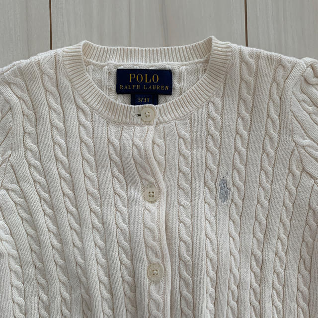 Ralph Lauren(ラルフローレン)のラルフローレン  カーディガン キッズ/ベビー/マタニティのキッズ服女の子用(90cm~)(カーディガン)の商品写真