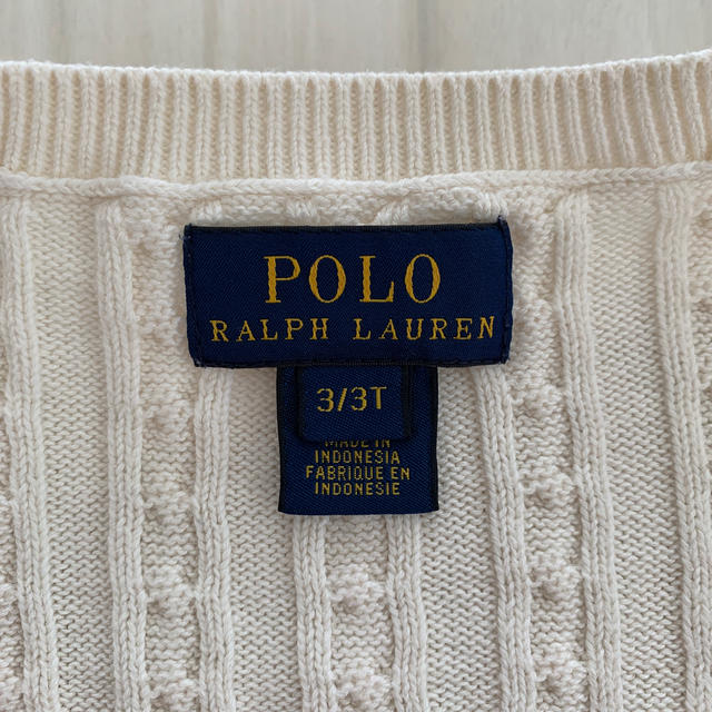 Ralph Lauren(ラルフローレン)のラルフローレン  カーディガン キッズ/ベビー/マタニティのキッズ服女の子用(90cm~)(カーディガン)の商品写真