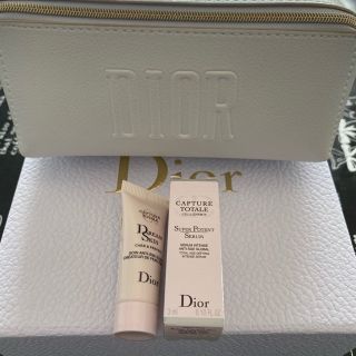 ディオール(Dior)のDior ポーチ　アイボリー　試供品付き(ポーチ)