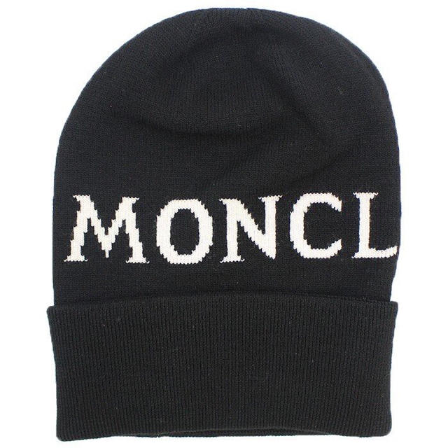 MONCLER(モンクレール)のモンクレール　ロゴニットキャップ　新品　入手困難 メンズの帽子(ニット帽/ビーニー)の商品写真