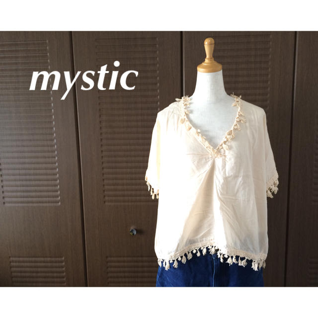 mystic(ミスティック)のmystic | 未使用フリンジTOPS レディースのトップス(カットソー(半袖/袖なし))の商品写真