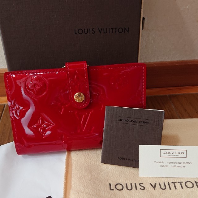 LOUIS VUITTON(ルイヴィトン)の💗パピコ様専用💗louis vuittonヴェルニポルトがま口折り財布💗 レディースのファッション小物(財布)の商品写真