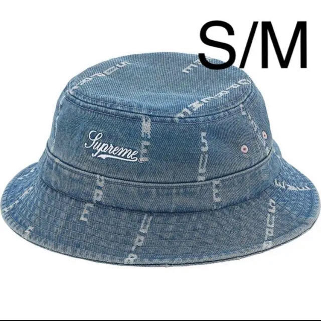 Supreme(シュプリーム)のSupreme  Logo Stripe Denim Crusher S/M メンズの帽子(ハット)の商品写真