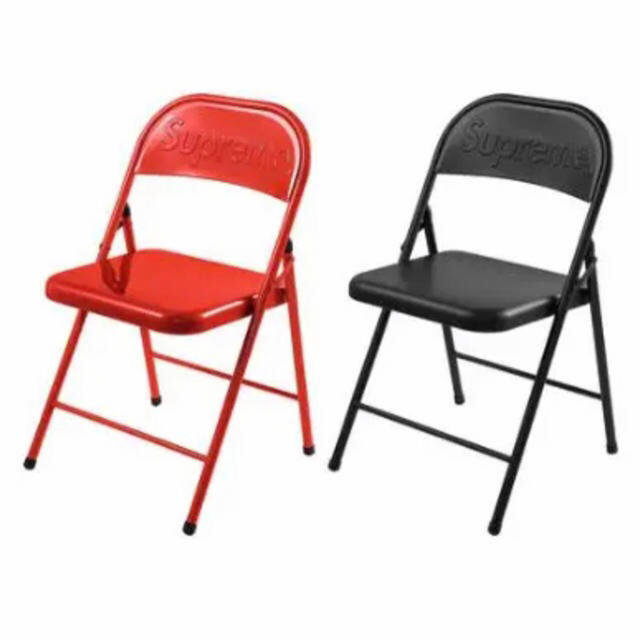 Supreme(シュプリーム)の【2脚セット】Supreme Metal Folding Chair イス インテリア/住まい/日用品の椅子/チェア(折り畳みイス)の商品写真