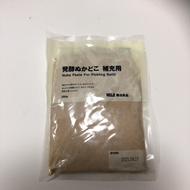 MUJI (無印良品)(ムジルシリョウヒン)の無印良品ぬか床補充用　売り切れ続失 食品/飲料/酒の加工食品(漬物)の商品写真