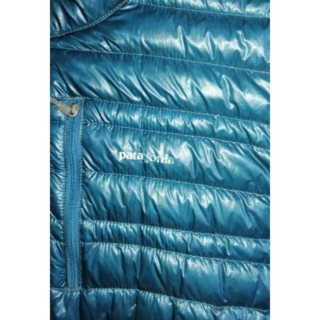 patagonia(パタゴニア)の【中古】patagonia ウルトラライトダウンフーディー　深緑（USED) メンズのジャケット/アウター(ダウンジャケット)の商品写真