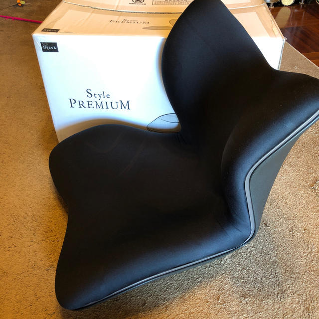 材質ポリエステルMTG style スタイル　プレミアム　骨盤　座椅子　矯正　パープル　サポート
