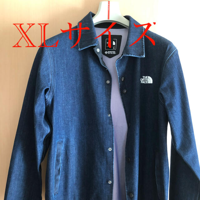 THE NORTH FACE(ザノースフェイス)のXL north face gore tex denim coach メンズのジャケット/アウター(Gジャン/デニムジャケット)の商品写真