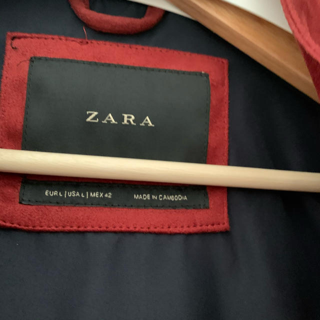 ZARA(ザラ)のZARA ベロアジャケット メンズのジャケット/アウター(ライダースジャケット)の商品写真