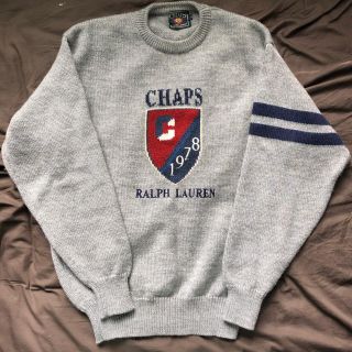 ポロラルフローレン(POLO RALPH LAUREN)の80s CHAPS RALPH LAUREN Wool 100% Knit(ニット/セーター)