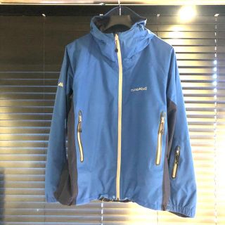 mont bell - モンベル パウダーステップパーカー サイズL 水色×紺の