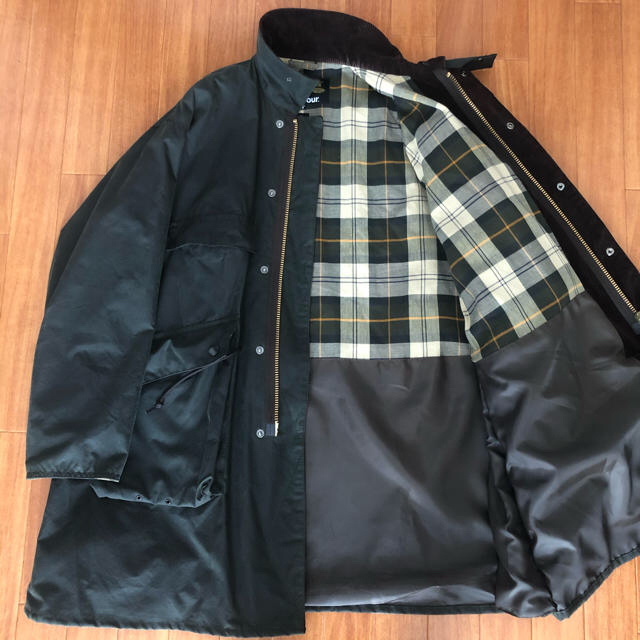 Barbour(バーブァー)のKAPTAIN SUNSHINE × BARBOUR 19aw 36 セージ メンズのジャケット/アウター(ステンカラーコート)の商品写真