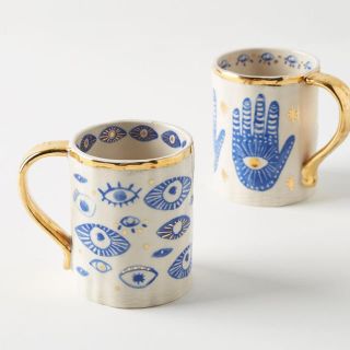 アンソロポロジー(Anthropologie)のアンソロポロジーマグカップ　2個SET(マグカップ)