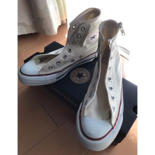 コンバース(CONVERSE)のコンバース　ファー付き　23.5cm(スニーカー)