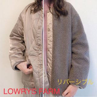 ローリーズファーム(LOWRYS FARM)の新品★LOWRYS FARM リバーシブルボアブルゾン(ブルゾン)