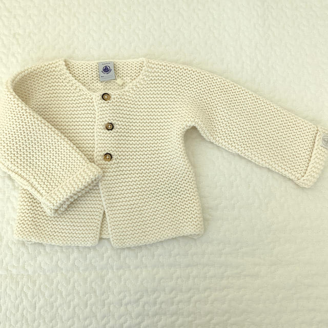 PETIT BATEAU(プチバトー)のプチバトー 12m カーディガン  キッズ/ベビー/マタニティのベビー服(~85cm)(カーディガン/ボレロ)の商品写真