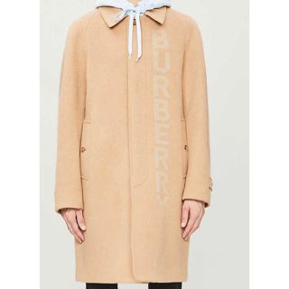 バーバリー(BURBERRY)のBURBERRY ロゴ カムデン ウール＆カシミア コート バーバリー 新品(チェスターコート)