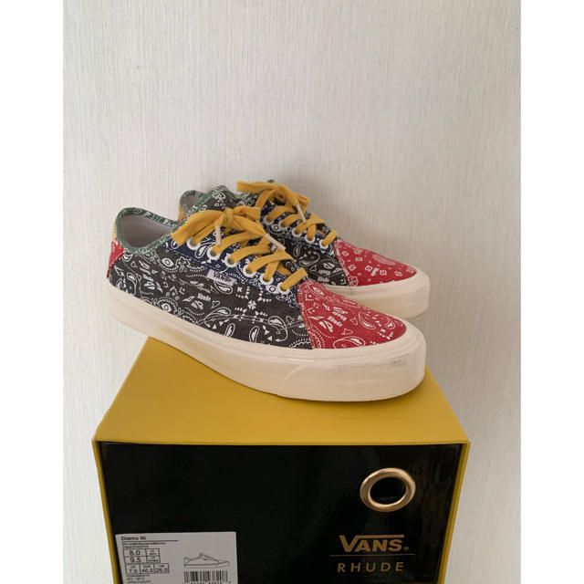 美品 Rhude × Vans Diamo Ni 26cm バンズ