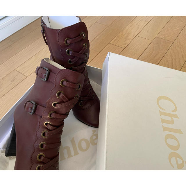 Chloe(クロエ)のChloe ショートブーツ　38 レディースの靴/シューズ(ブーツ)の商品写真