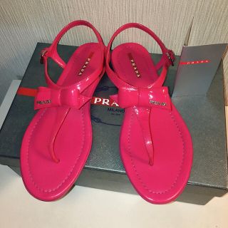 プラダ(PRADA)の《かれん様専用 》プラダ リボンサンダル(サンダル)