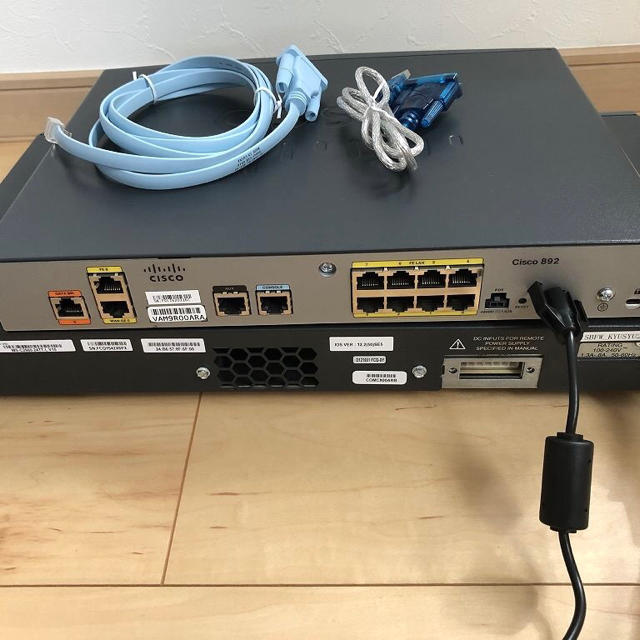 【CCNA、CCNP】2台セットCisco892J、L2スイッチ2960