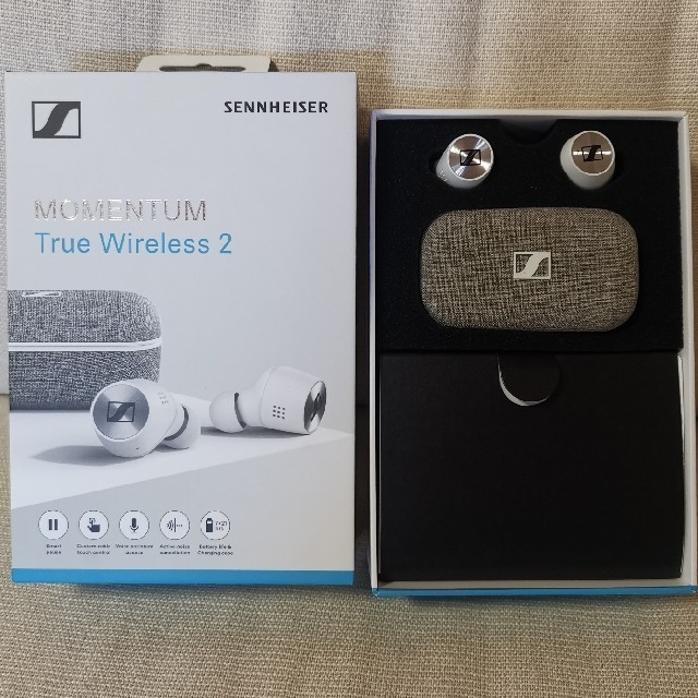 SENNHEISER(ゼンハイザー)のゼンハイザー momentum true wireless 2 スマホ/家電/カメラのオーディオ機器(ヘッドフォン/イヤフォン)の商品写真